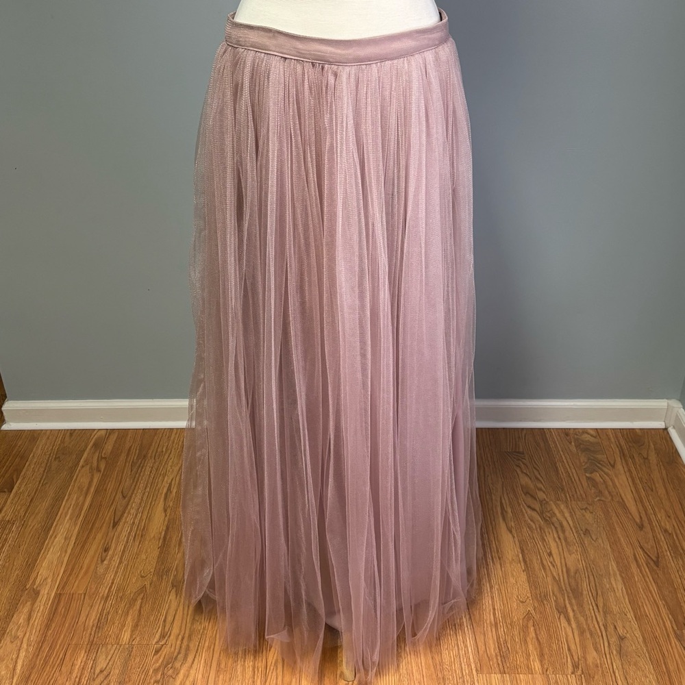 Pink Tulle Maxi Skirt 10 Little Mistress